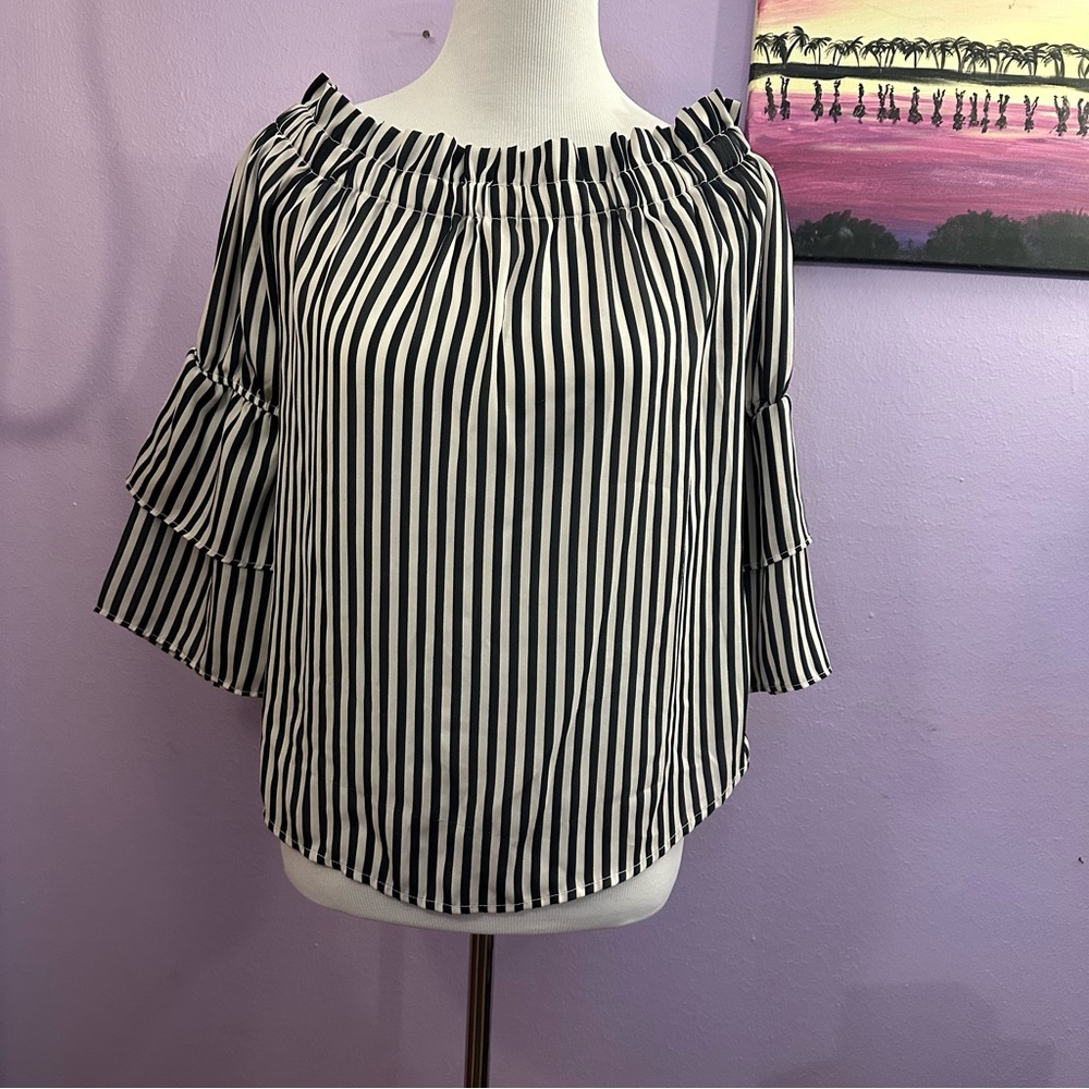 Sweet Pea for NY&C striped blouse